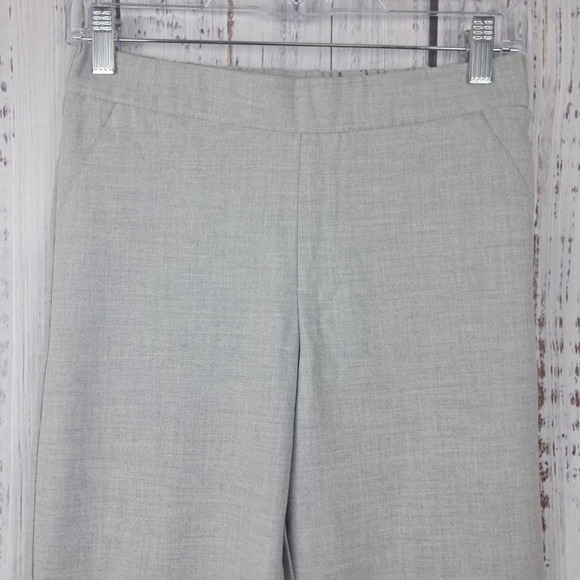 ZARA TRF TRAFALUC XS/S‎ Pull On Ankle Pants Gray Stretch Straight Leg Athleisure - Picture 3 of 7